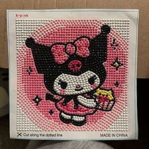 Completed Kuromi Diamond Painting